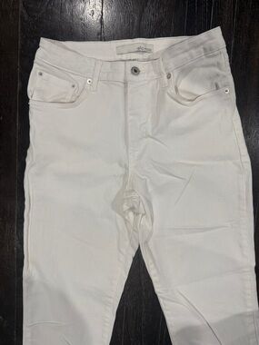 Ella Moss Men’s Slim Straight White Jeans